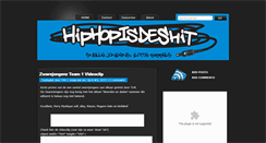 Desktop Screenshot of hiphopisdeshit.nl