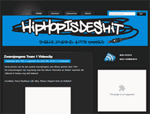 Tablet Screenshot of hiphopisdeshit.nl